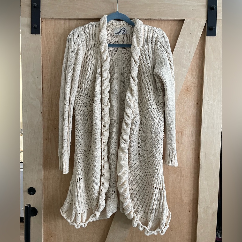 Rosie Neira Circle-Knit Cardigan - Anthropologie